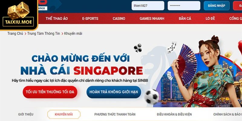 SIN88 – Trải Nghiệm Tài Xỉu Hấp Dẫn Rinh 500 Triệu Liền Tay 3 Các bước tham gia cược Tài Xỉu đơn giản tại sân chơi